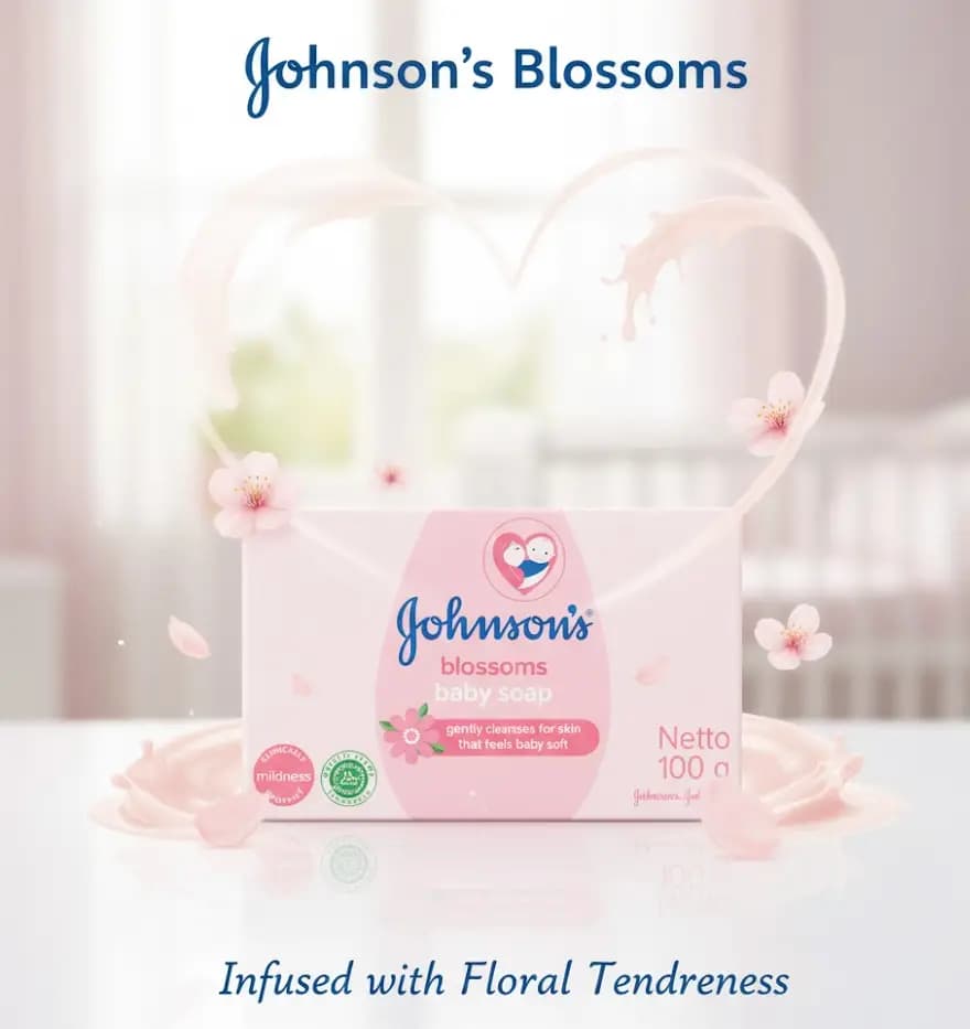 Johnson's Blossoms baby soap