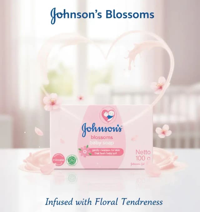 Johnson's Blossoms baby soap