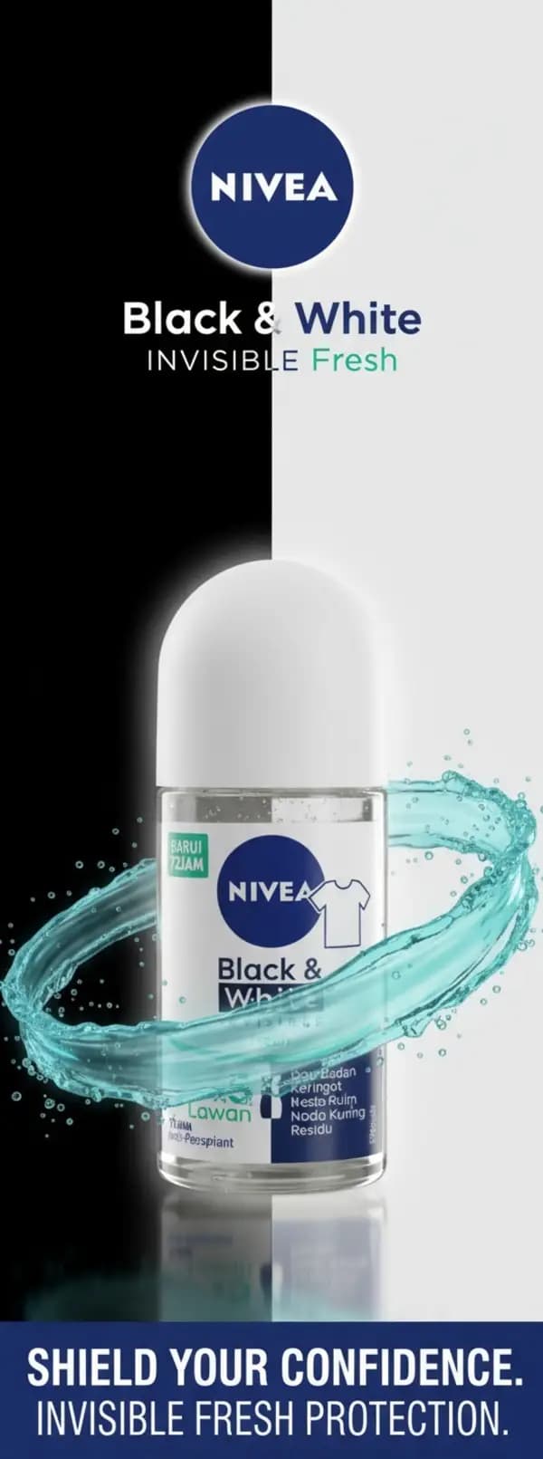 Nivea Black & White Invisible Fresh deodorant