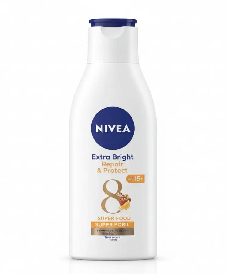 NIVEA Extra Bright Repair & Protect body lotion.