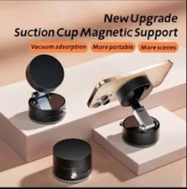 Portable Multi Functional Vacuum Suction Mobile Phone Stand