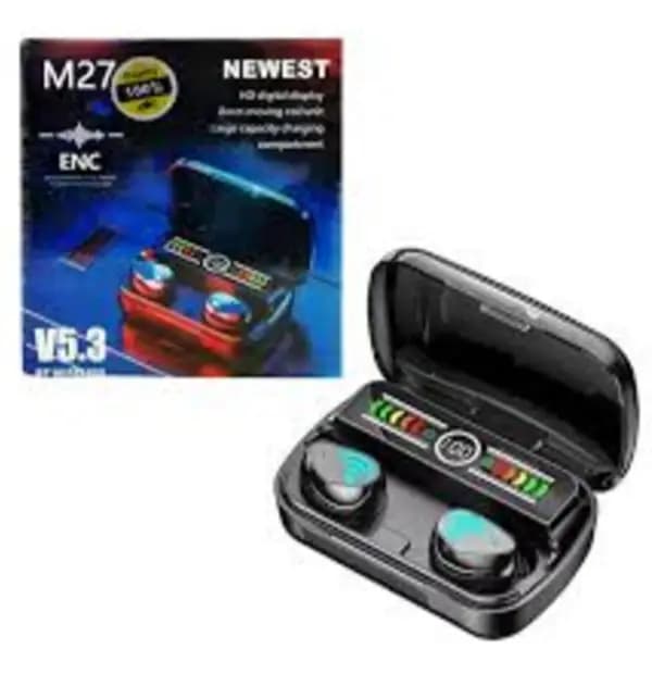 M27 Tws Earbuds Gaming in-Ear Headphones Wireless Stereo Earphones Bluetooth Auriculares Inalambricos - Wireless Earphones and Bluetooth