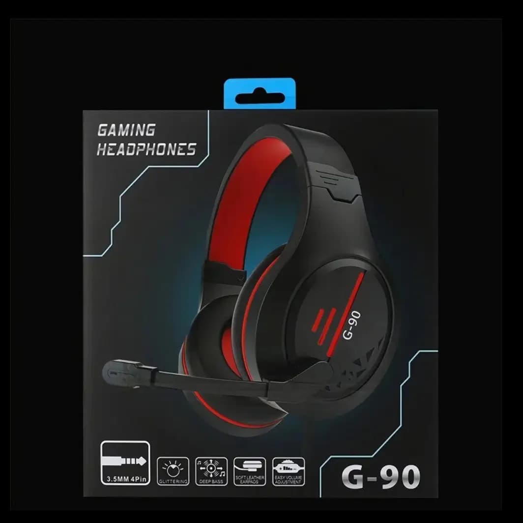 G90 Gaming Headset with Microphone Wired Gaming Headphone