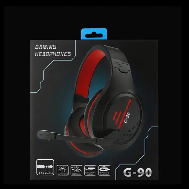 G90 Gaming Headset with Microphone Wired Gaming Headphone