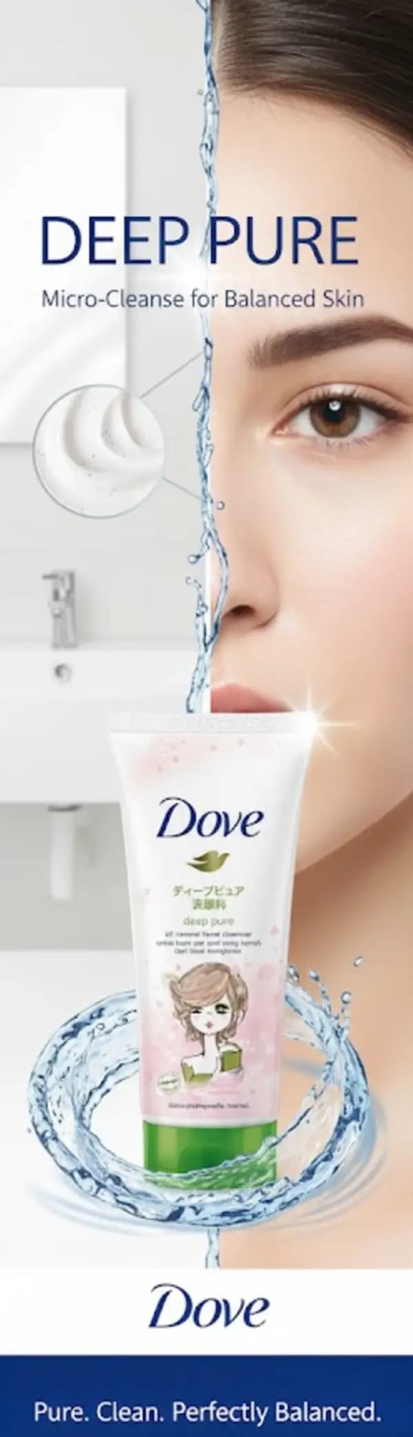 Dove Deep Pure Facial Cleaner