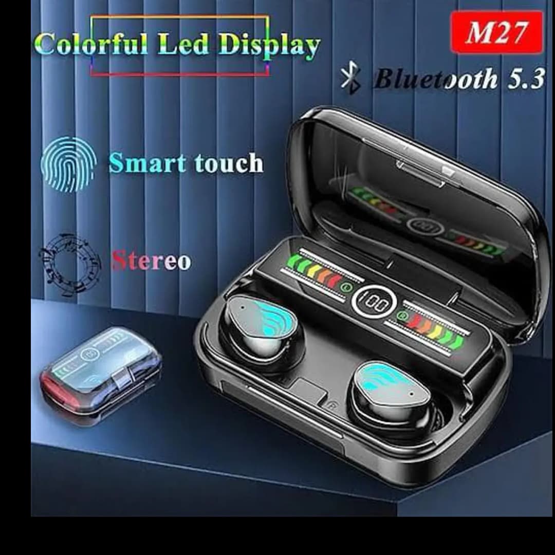 M27 Tws Earbuds Gaming in-Ear Headphones Wireless Stereo Earphones Bluetooth Auriculares Inalambricos - Wireless Earphones and Bluetooth