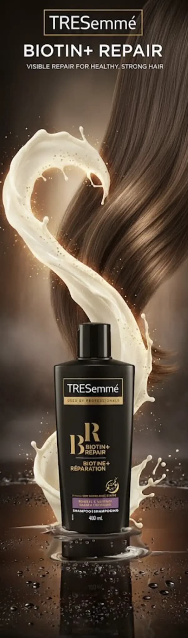 TRESemm Biotin+ Repair shampoo bottle