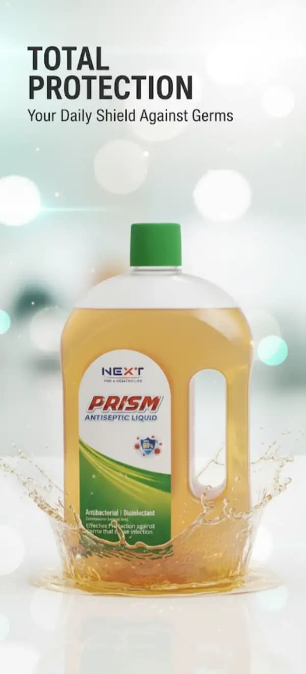 Next Prism Antiseptic Liquid.