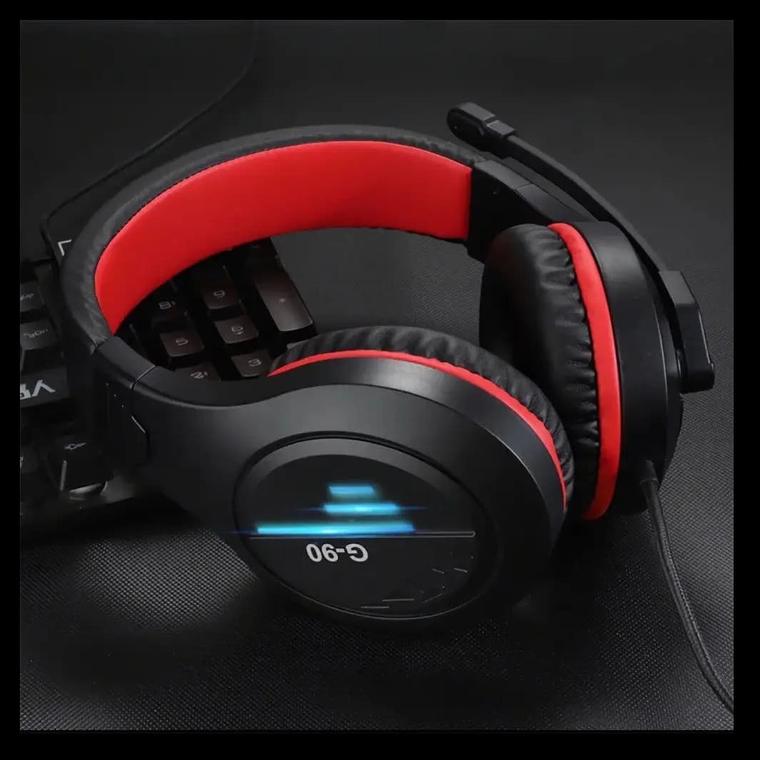 G90 Gaming Headset with Microphone Wired Gaming Headphone