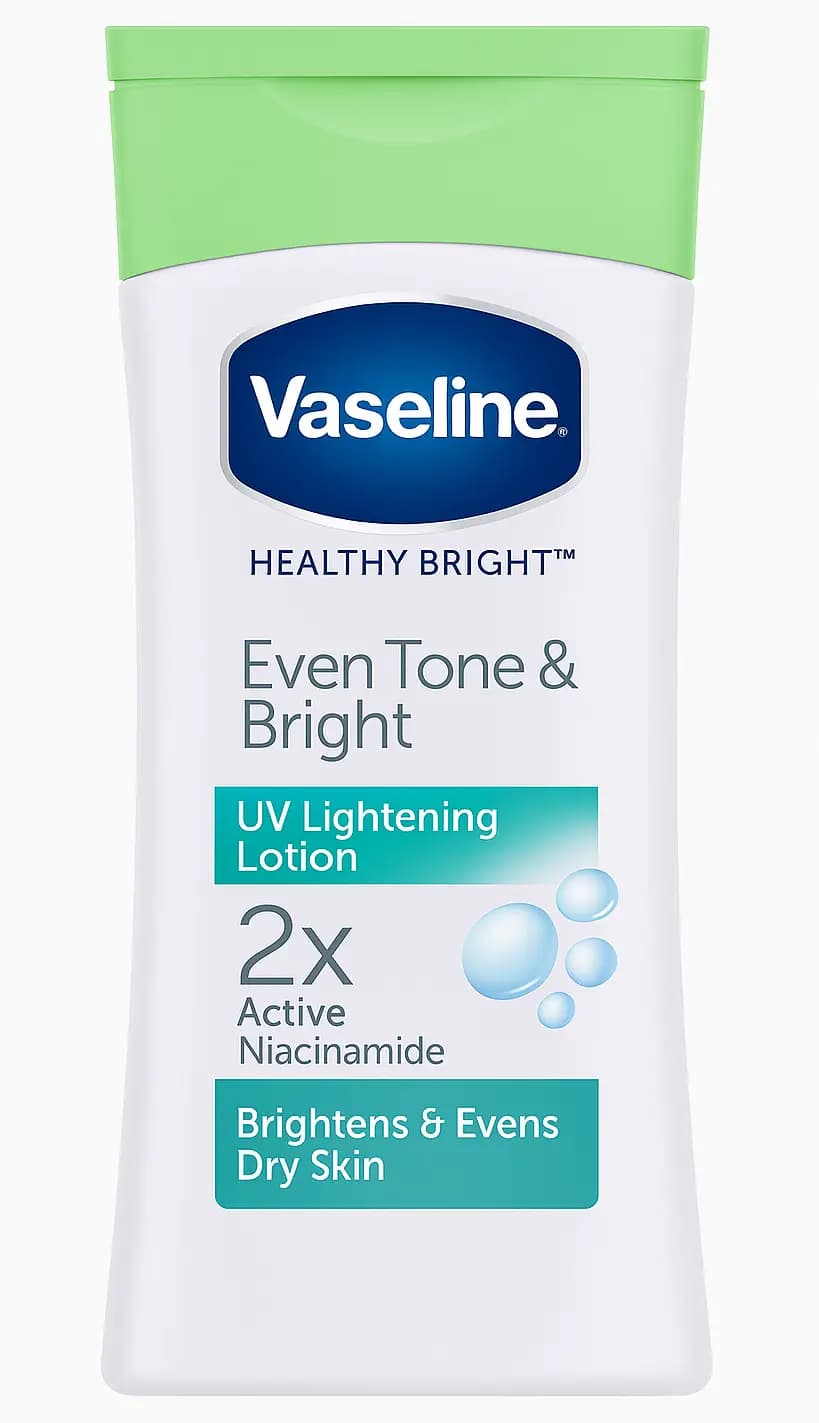 Vaseline Healthy Bright Even Tone & Bright UV Lightening Lotion.