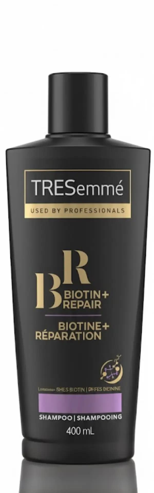 TRESemm Biotin+ Repair shampoo bottle